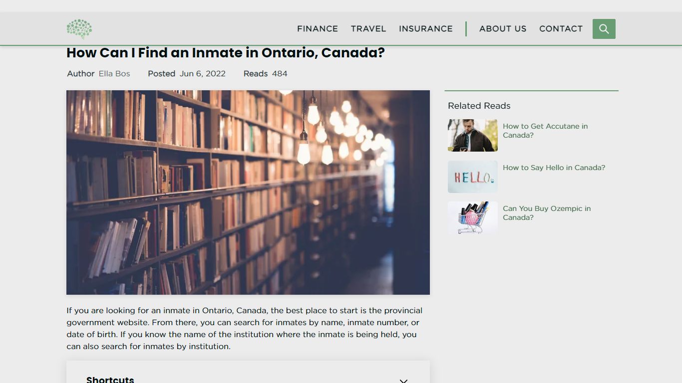 How Can I Find an Inmate in Ontario, Canada? - CGAA